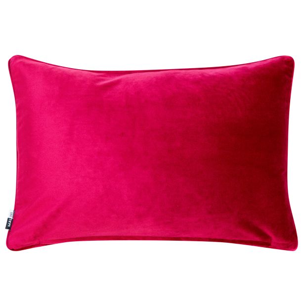 Matt Poly Velvet With Piping Fuschia Size by Malini | Style Our Home