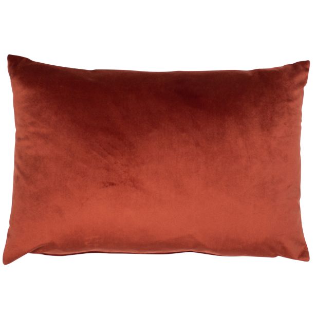 Matt Poly Velvet With Piping Paprika by Malini | Style Our Home