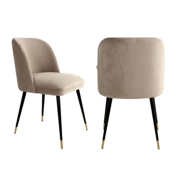 Alicia Khaki Velvet Chair by Richmond Interiors | Style Our Home