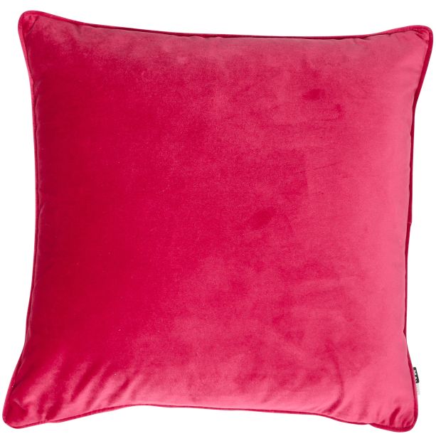 Velvet Piped Fuschia by Malini | Style Our Home