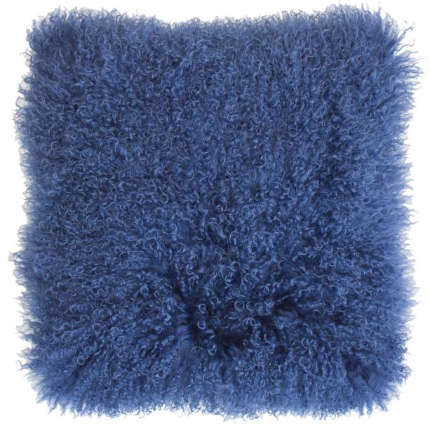 Mongolian Lamb Real Suede Navy by Malini | Style Our Home