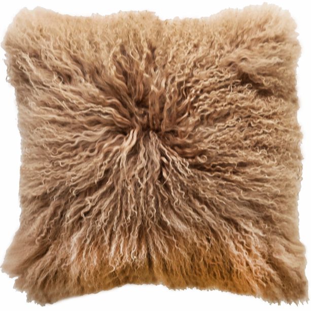 Mongolian Lamb Real Suede Taupe by Malini | Style Our Home