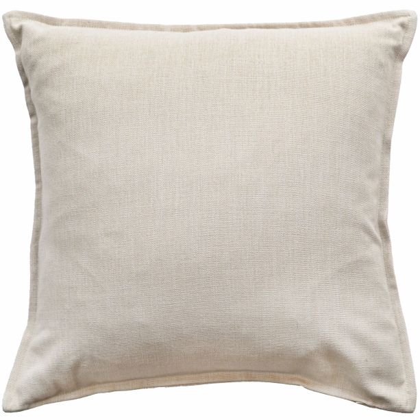 Poly Linen Mix With Flange Ivory by Malini | Style Our Home