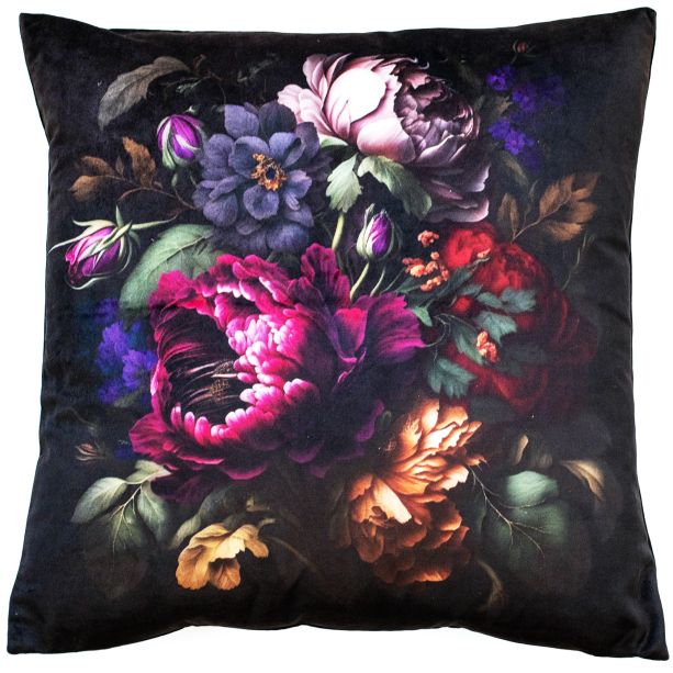 Paul Moneypenny Floral Printed Cushion Size by Malini | Style Our Home