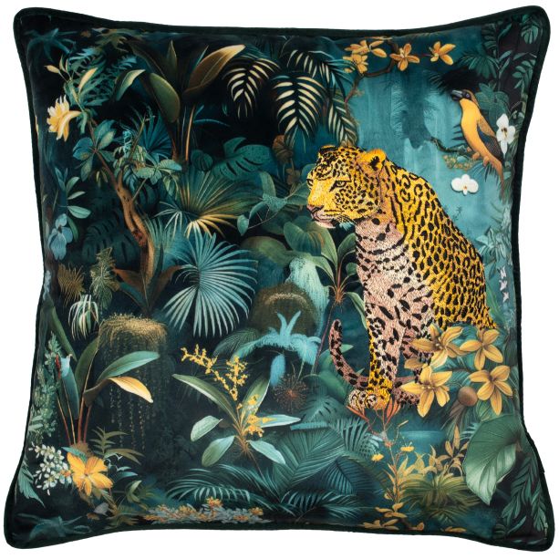 Embroidered Leopard On Velvet by Malini | Style Our Home