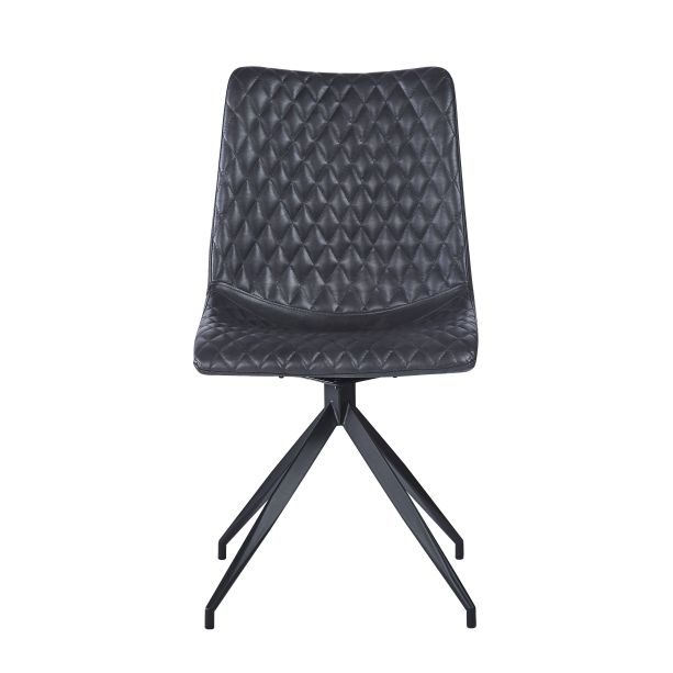 Vali S Pu Black - Swivel Black Legsby Hertiance Furniture | Style Our Home