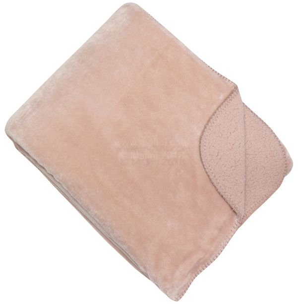 Softest Fleece Throw Light Pink by Malini | Style Our Home