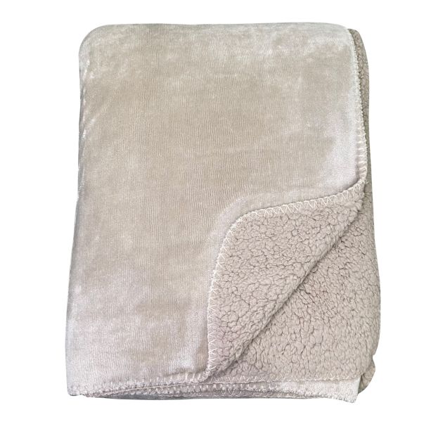 Softest Fleece Throw Mink by Malini | Style Our Home