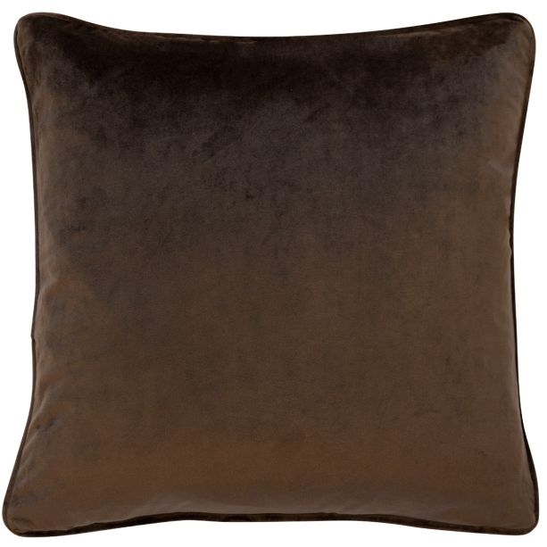 Poly Velvet With Piping Choc