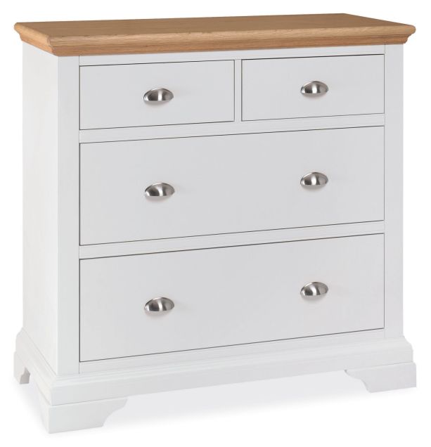 Hampstead Two Tone 2+2 Drawer Chest - Style Our Home