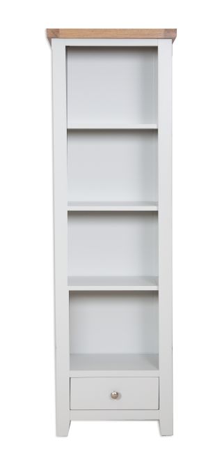 Parisian Grey Slim Bookcase by IFD | Style Our Home