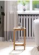 Halmstad Natural Oak Round Side Table by Hertiance Furniture | Style Our Home