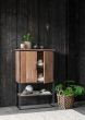 Beam Small Cabinet, 2 Doors, Open Rack