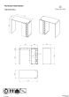 Roll Light Oak (Melamine) / Pure White Bar Table | Style Our Home
