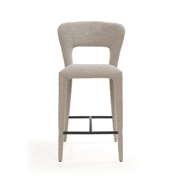 Pari I Bar Stool - Chex Bouclé Steam by Tommy Franks | Style Our Home