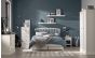 Ashby White 1 Drawer Nightstand - Style Our Home