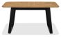Emerson Rustic Oak & Peppercorn 4-6 Seater Extension Dining Table by Bentley Designs | Style Our Home
