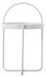 Abbas White Side Table by Hudson Living | Style Our Home