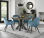 Ellipse Fumed Oak 4 Seater Circular Dining Table by Bentley Designs | Style Our Home