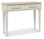 Larsen Scandi Oak & Soft Grey Console Table with Drawerby Bentle by Designs | Style Our Home