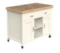 Kitchen Island (Cream) with Butchers Block by Baumhaus | Style Our Home