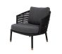 Sense Black Lounge Chair by Cane-line | Style Our Home