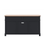 Manor 2 Drawer 2 Door Meteor Sideboard by Hudson Living | Style Our Home 