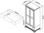 Hampstead White Double Wardrobe