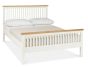 Atlanta Two Tone 150cm High Footed Bedstead - Style Our Home