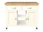 Kitchen Island (Cream) with Butchers Block by Baumhaus | Style Our Home