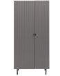 Halton 2 Door Wardrobe Grey By Gallery Living | Style Our Home