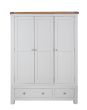 Parisian Grey 3 Door Wardrobe by IFD | Style Our Home