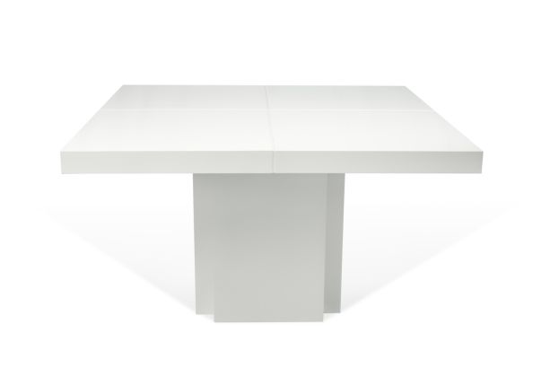 Dusk 130cm High Gloss White Dining Table - Style Our Home