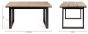 Tivoli Weathered Oak 4-6 Seater Table & 4 Seurat Tan Faux Suede Fabric Chairs by Bentley Designs | Style Our Home