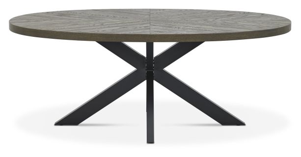 Ellipse Fumed Oak 8 Seater Dining Table by Bentley Designs | Style Our Home