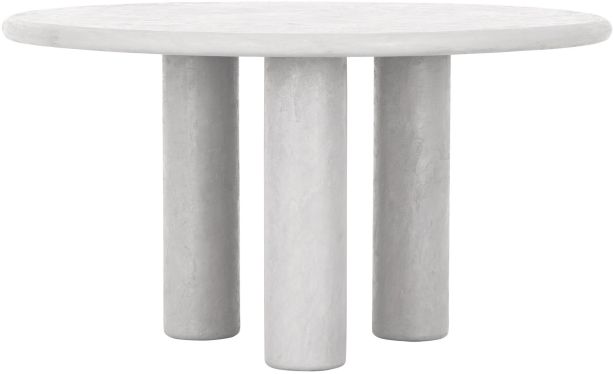 Clio 140cm Chalk Round Dining Table by DTP Interiors | Style Our Home