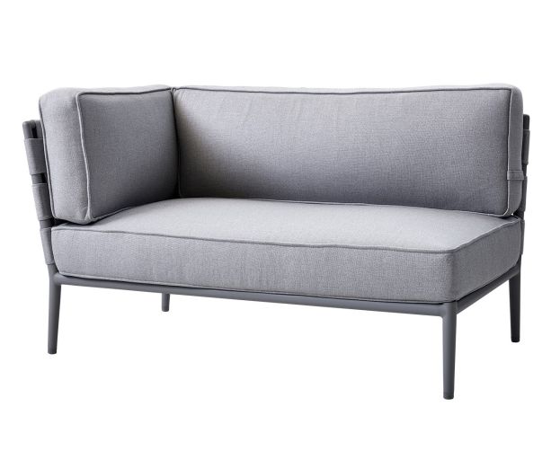 Conic Light Grey 2-Seater Sofa - Right Module by Cane-line | Style Our Home