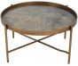 Vienna Antique Gold Atlas Coffee Tray Table by Libra | Style Our Home