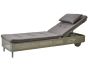 Presley Taupe Sunbed - Taupe Natté by Cane-line | Style Our home