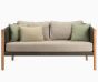 Lento Lounge Sofa 2.5 Seater with 1 Seat and 2 Back Almond Cushions by Vincent Sheppard | Style Our Home