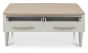 Larsen Scandi Oak & Soft Grey Coffee Table with Drawer by Bentley Designs | Style Our Home