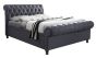 Castello Charcoal King Ottoman Bed