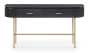 Lantine Console Table - Black Oak & Brass | Style Our Home