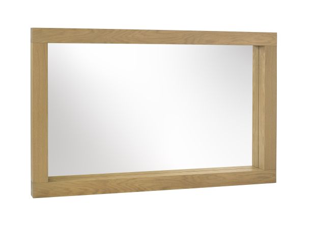 Turin Light Oak Wall Mirror - Style our Home