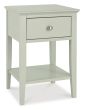 Bentley Designs Ashby Cotton 1 Drawer Nightstand - Style Our Home