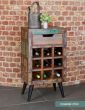 Urban Chic Wine Rack Lamp Table by Baumhaus | Style Our Home