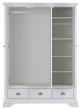 Hampstead White Triple Wardrobe - Style Our Home