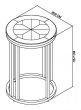 Monroe Silver Grey Side Table by Bentley Designs | Style Our Home