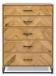 Riva Rustic Oak 5 Drawer Tall Chest | Style Our Home