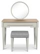 Larsen Scandi Oak & Soft Grey Dressing Table Setby Bentle by Designs | Style Our Home